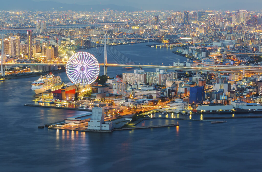 Osaka ruota panoramica - Tour Giappone Sakura Road Japan