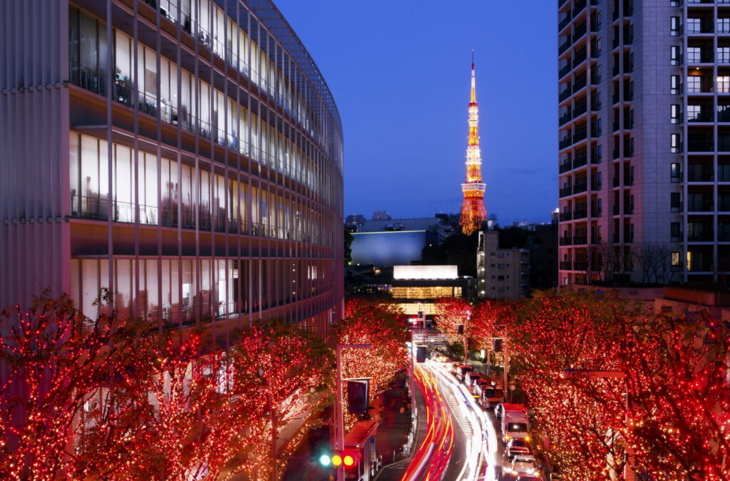 Tokyo tower natale - Tour Giappone Sakura Road Japan
